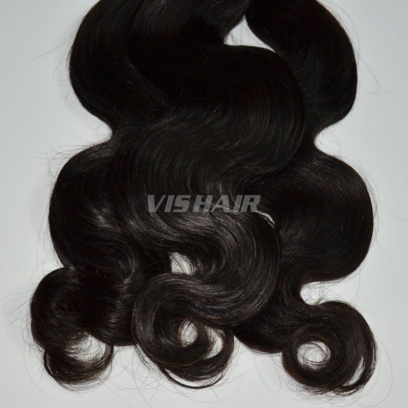 10inch-30inch Virgin Indian Remy Hair Body wave Natural Black 100g/pc