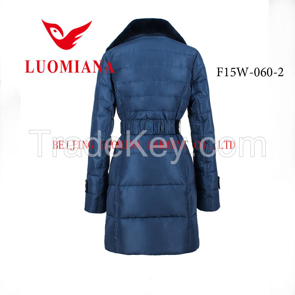 wholesale real fox fur collar women winter jackets