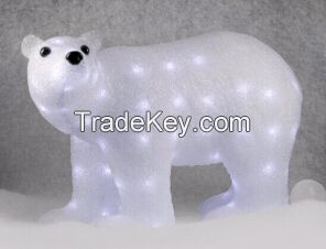 EVA&amp;amp;LED Christmas decorative lights, The White Light Polar Bear, xmas lights