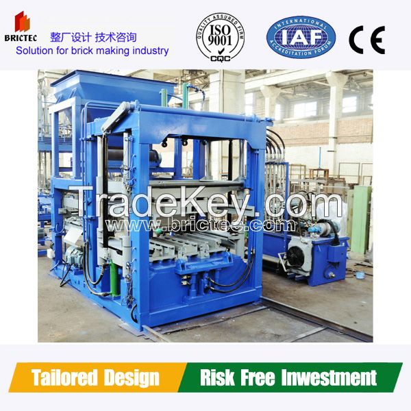 Fully automatic blocker for cement brick