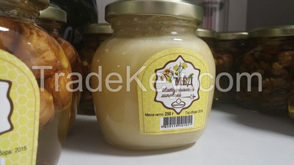APPETIZING, RAW, UNFILTERED, PURE HONEY FROM THE BEST PLACES OF RUSSIA