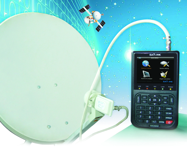 satellite signal meter