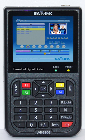 DVB-T Signal  Finder(Satlink WS-6905)