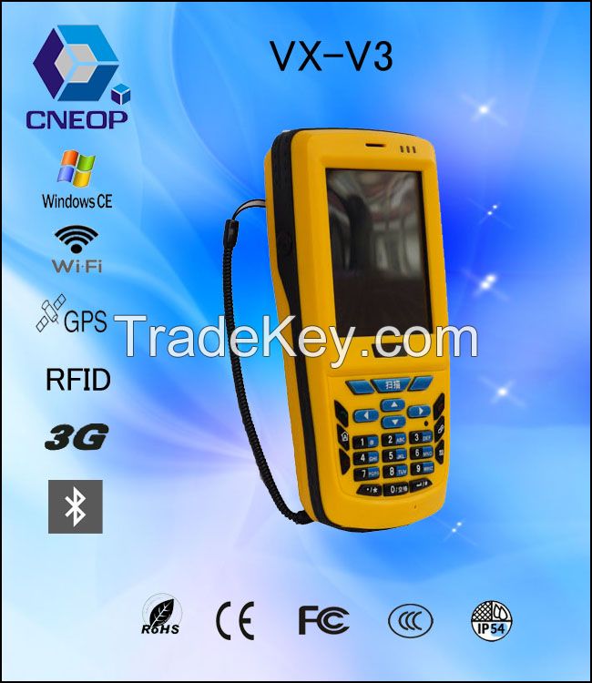 V3 wireless barcode scanner handheld industrial PDA terminal with bluetooth barcode scanner