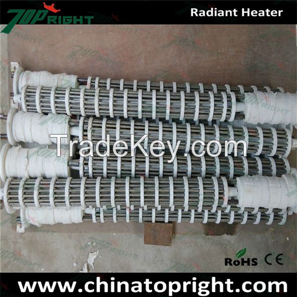 ceramic bobbin radiant heaters