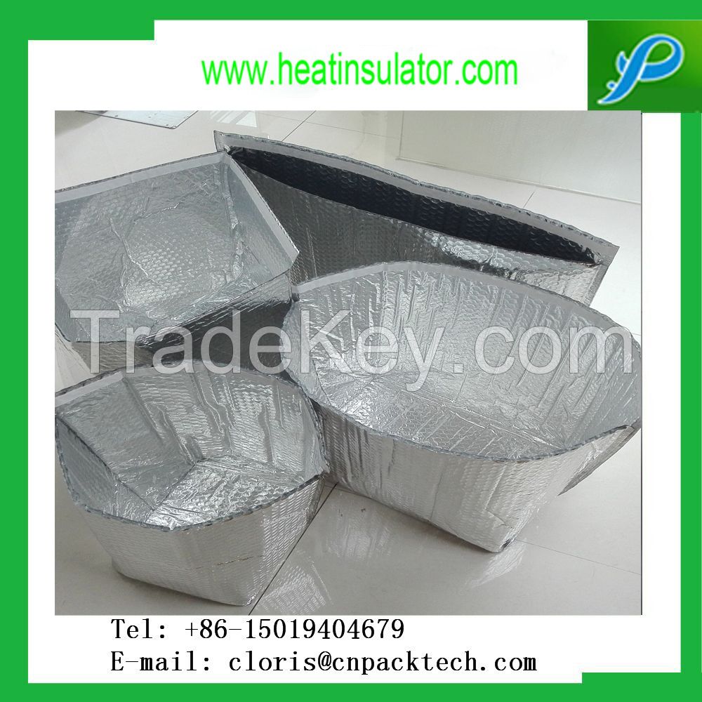 Double foil bubble insulated liner