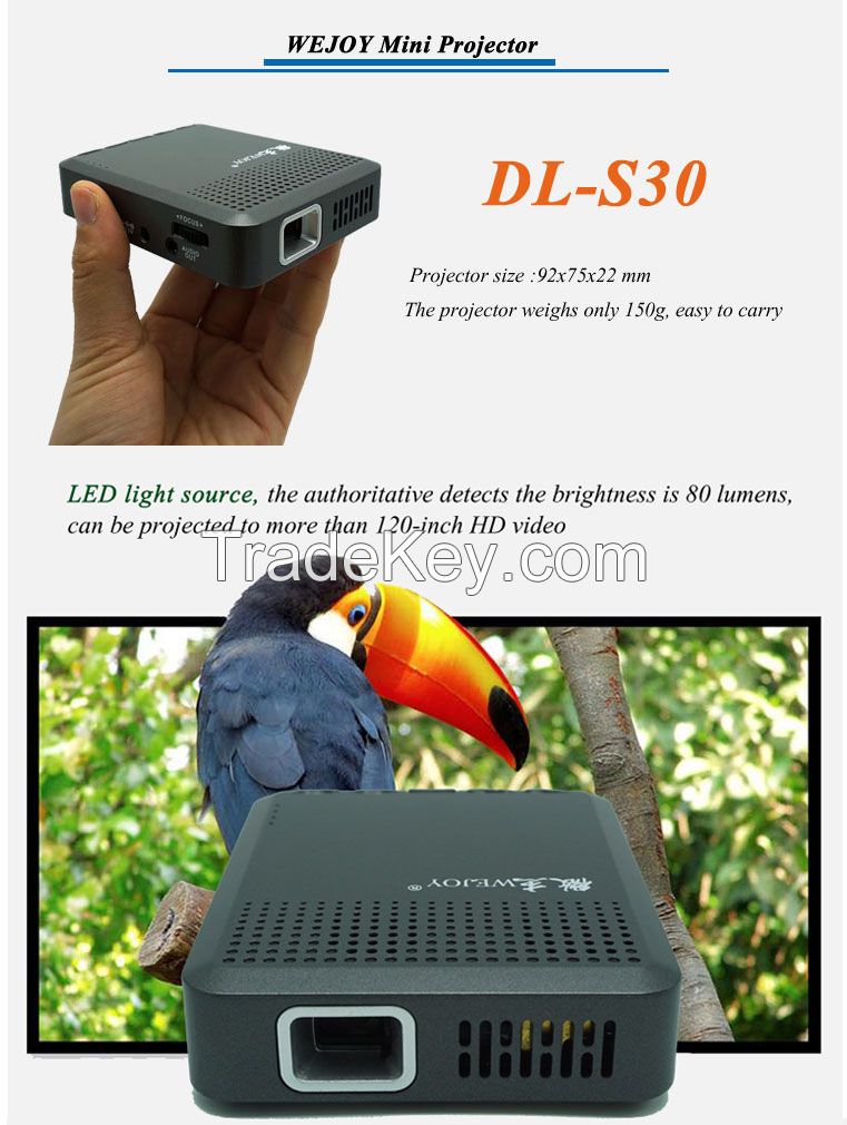 Portable multimedia projector video mini Projector home theater HDMI V