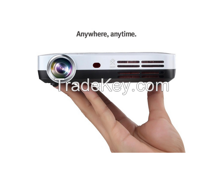 3D mini data show projector beamer 1080P  low cost projector