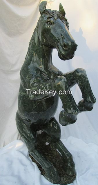 Rearing Stallion Sculpture