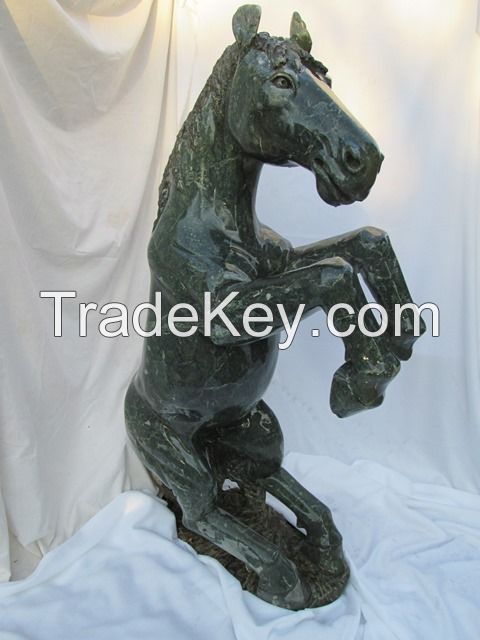 Rearing Stallion Sculpture