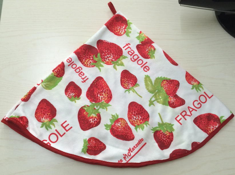 drawstring kitchen towel round tea towel cleaning cloth