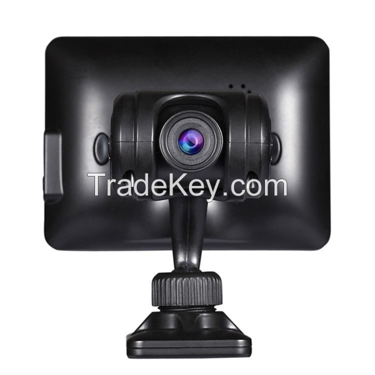 Wireless dual lens car black box with removement detector