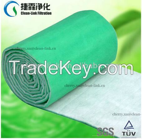 Polyester Paint Spray Booth Air Intake  Filter Media