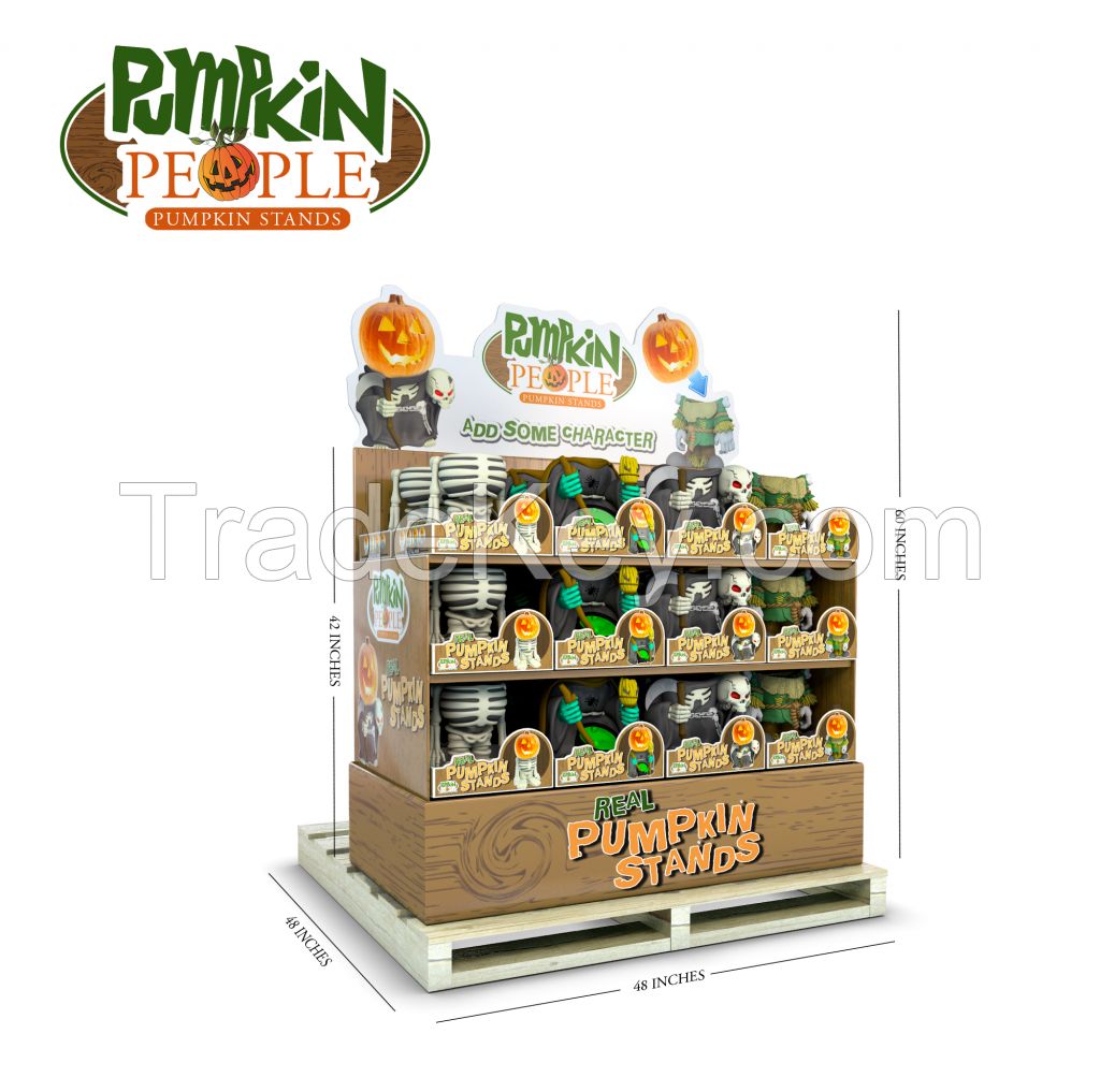 2015 hotselling Halloween gifts Resin Pumpkin People