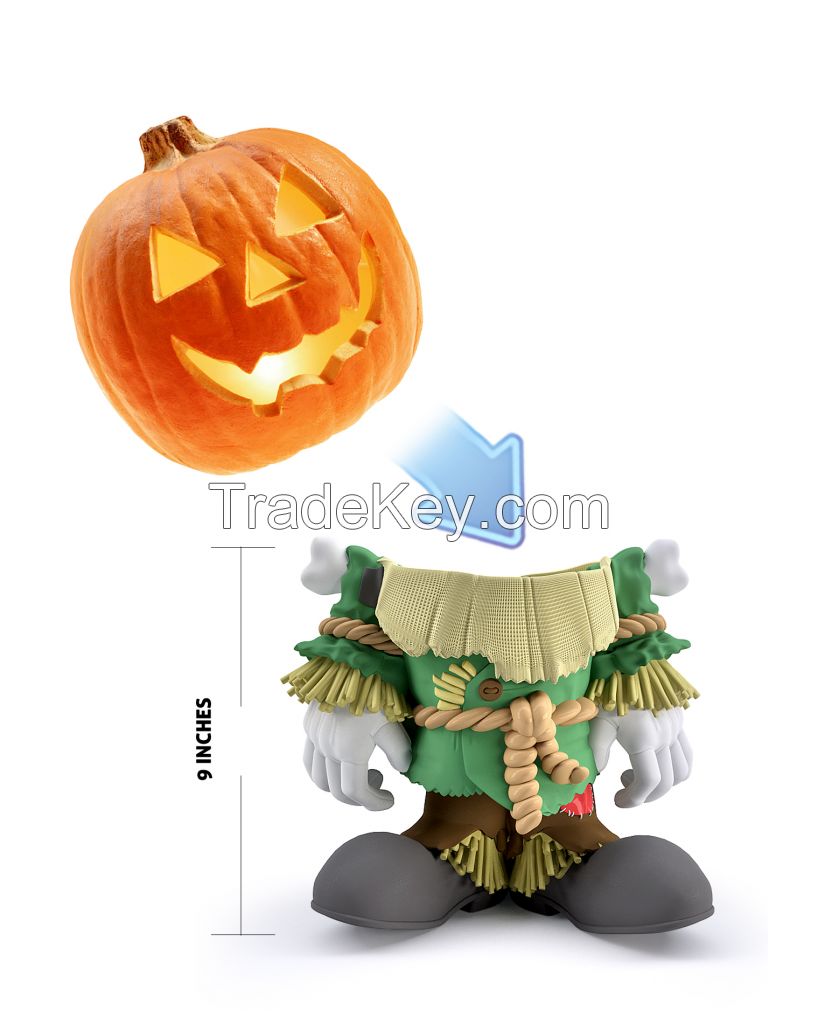 2015 hotselling Halloween gifts Resin Pumpkin People