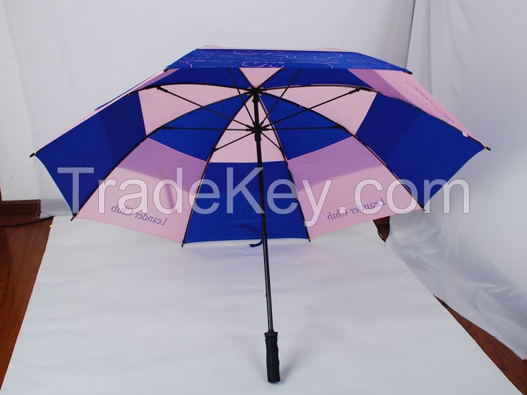 double layer golf umbrella advertising golf umbrella windproof golf umbrella