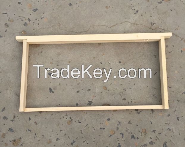 Fir wood Bar Frame for BeeKeeping,assembled wood beehive frame for beekeeping