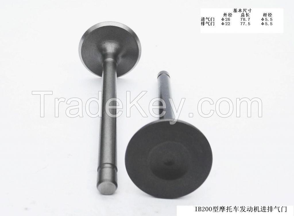 IB200Type Motorcycle Engine Intake and Exhaust Valves