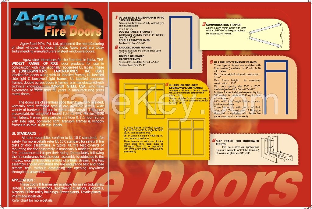 Fire Rated UL Listed Doors