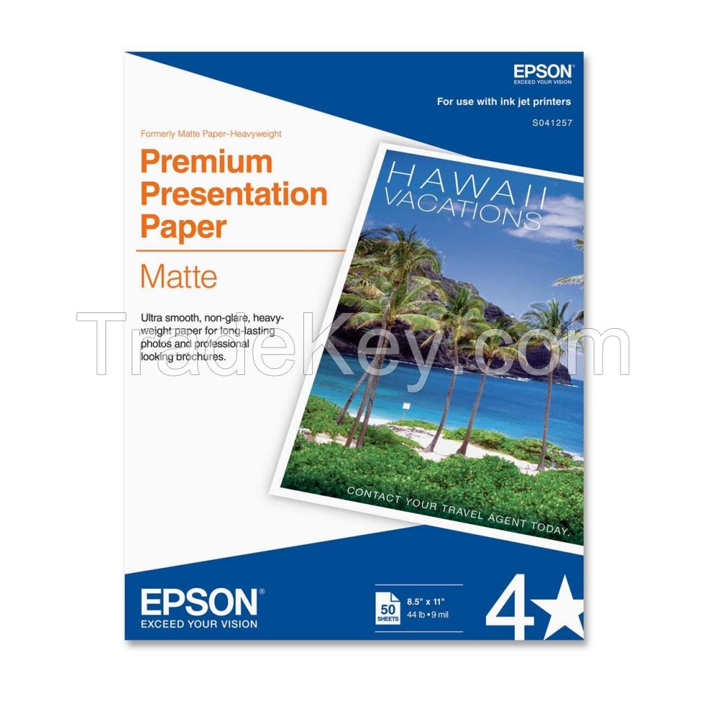 A4 Premium Glossy Photo Paper - White - 255gsm - Pack of 15 - Ref S042155