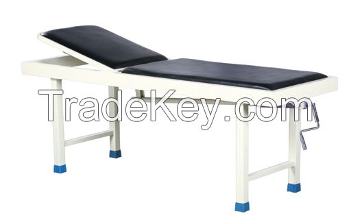 Plastic-sprayed single shake examination bed