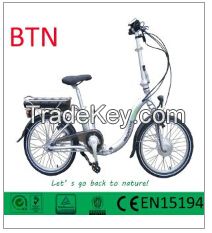 Electric folding bicycle