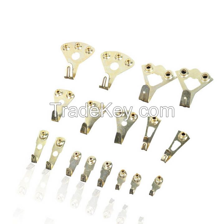 High Quality Brass Plated Picture Hanger, European Hanger, Picture Frame Hardware