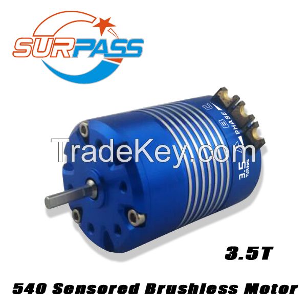  540 sensored 3.5T RC Car Brushless Motor