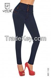High Waist Slimming Shaping Butt Lift Jeans Fashion Embellished details