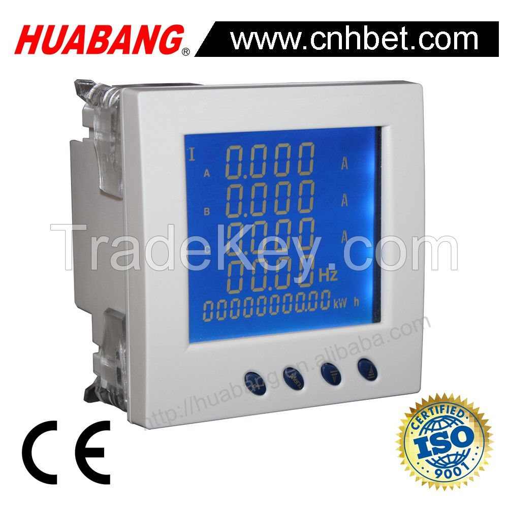 Three phase multi function power meter 