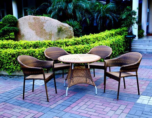 resin wicker dinning sets