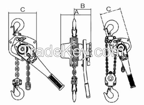 0.75ton-9ton HSH-VT lever block