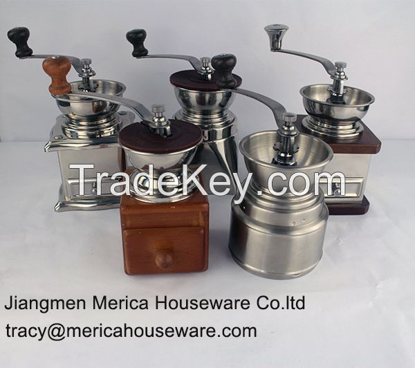 stainless steel coffee grinder, coffe bean grinder