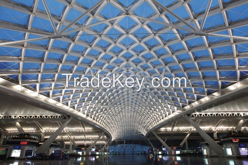 Tension membrane structure botanic garden PVC PVDF PTFE cover roof