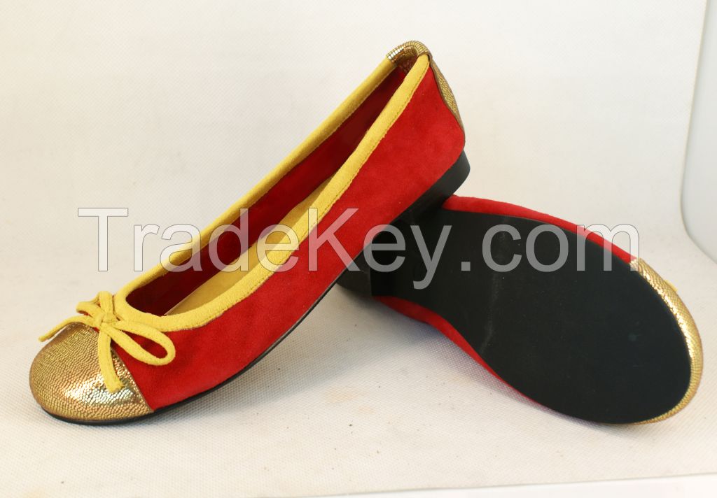 Women Shoe Belly Style Red