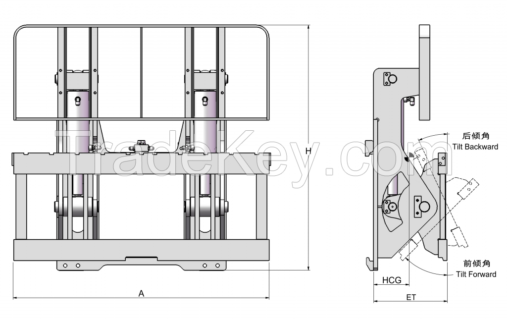 Forklift Tipping Fork