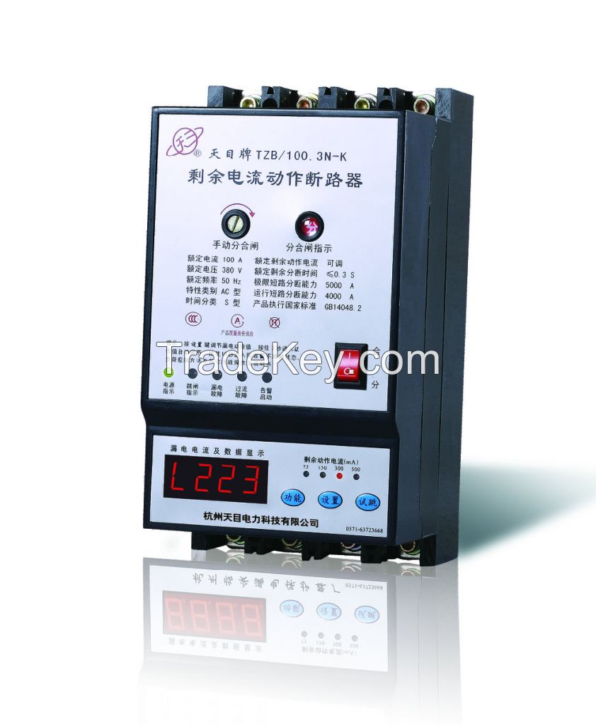 TZB/250(200).3N.K residual current operated protective device