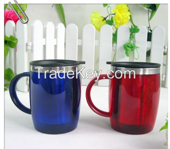 promotional 16 oz double insulated tumblers with handle