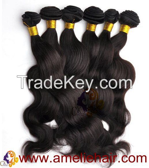 High quality 100% Natural Indian human hair straight hair extensions