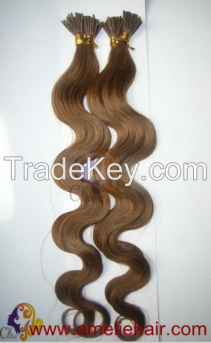 Good quality lace front wig half lace wig 100% natural human hair