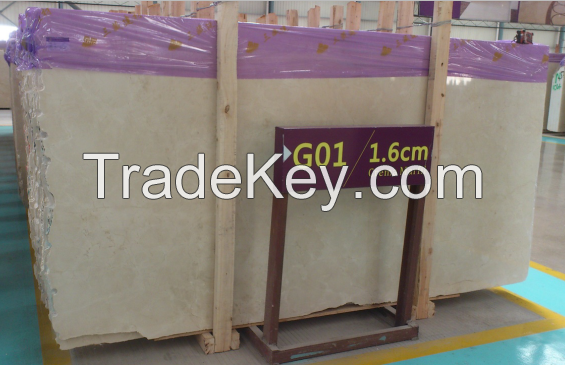 excellent quality crema marfil big slab