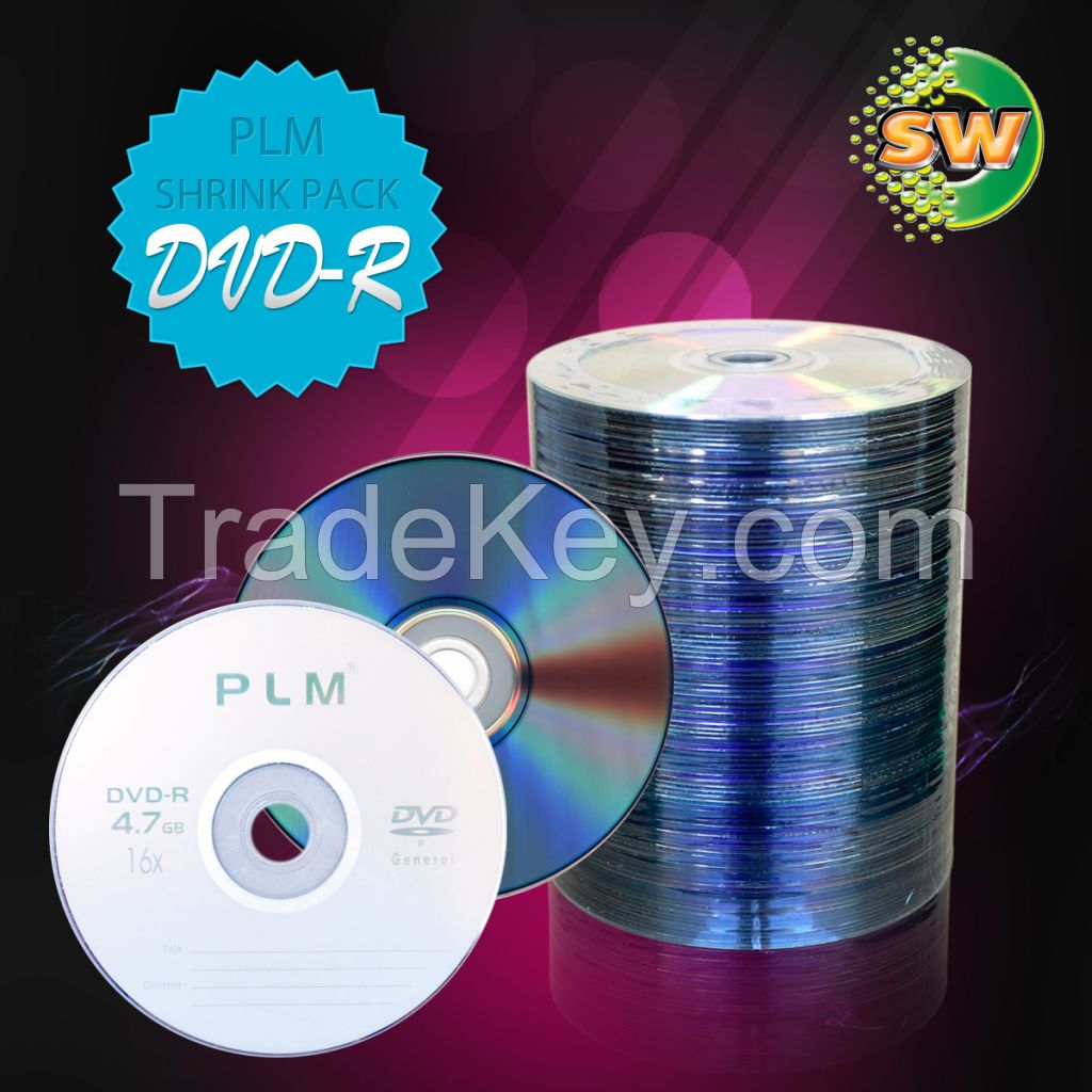 PLM DVD-R 4.7GB 16X/120min (100 Shrink Pack)