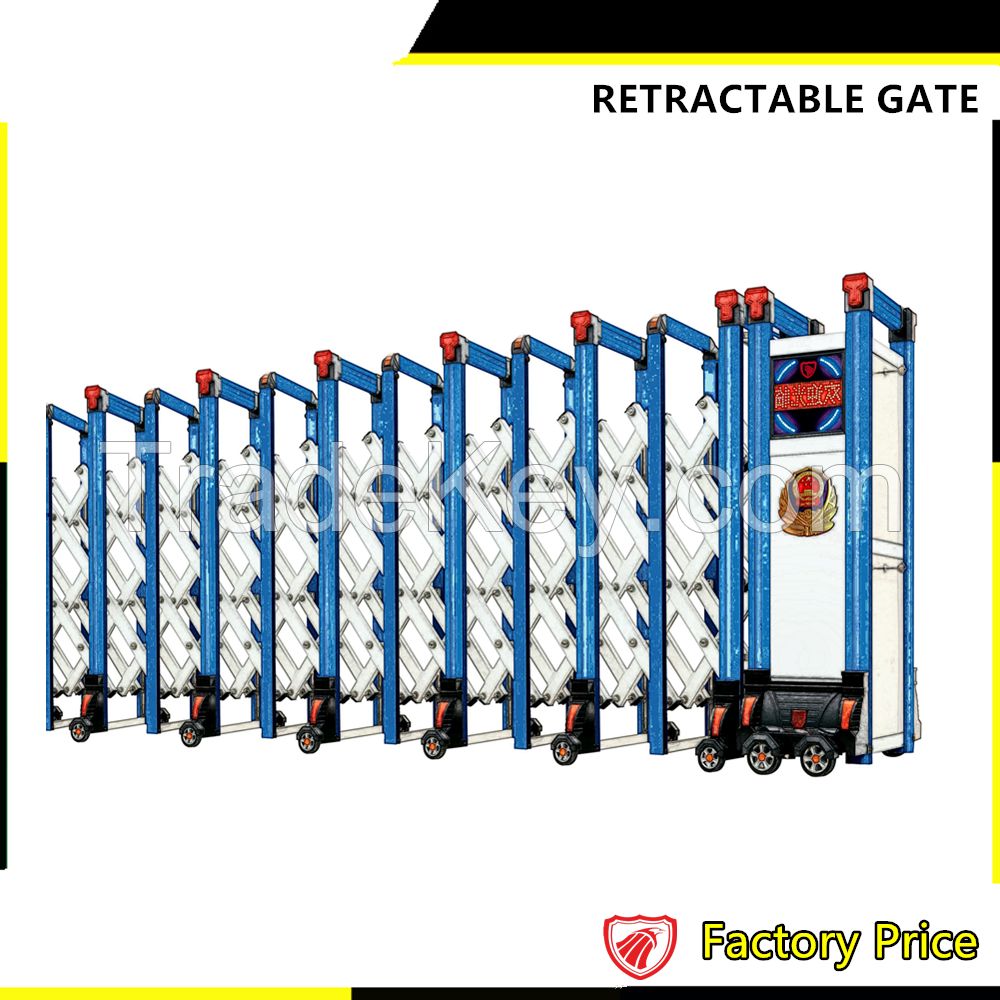 Highest quality Aluminum alloy Electric Retractable Gate