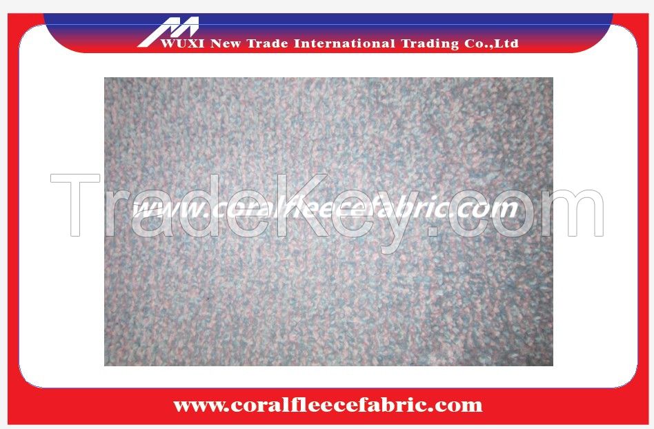 100% polyester long pile pv plush fabric for garment