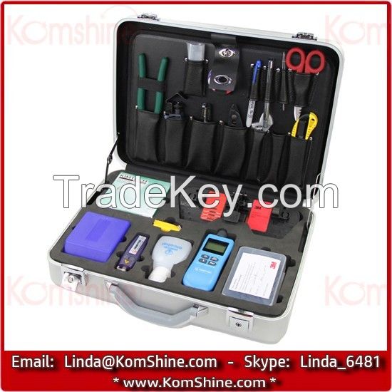 Komshine KFS-35 Universal Fiber Optic Tool Kit Used for FTTH, Splicing, Cleaning, Termination