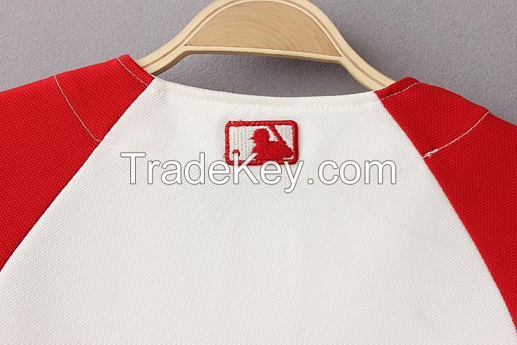 Girls Short Sleeve Sportswear Baseball Jersey