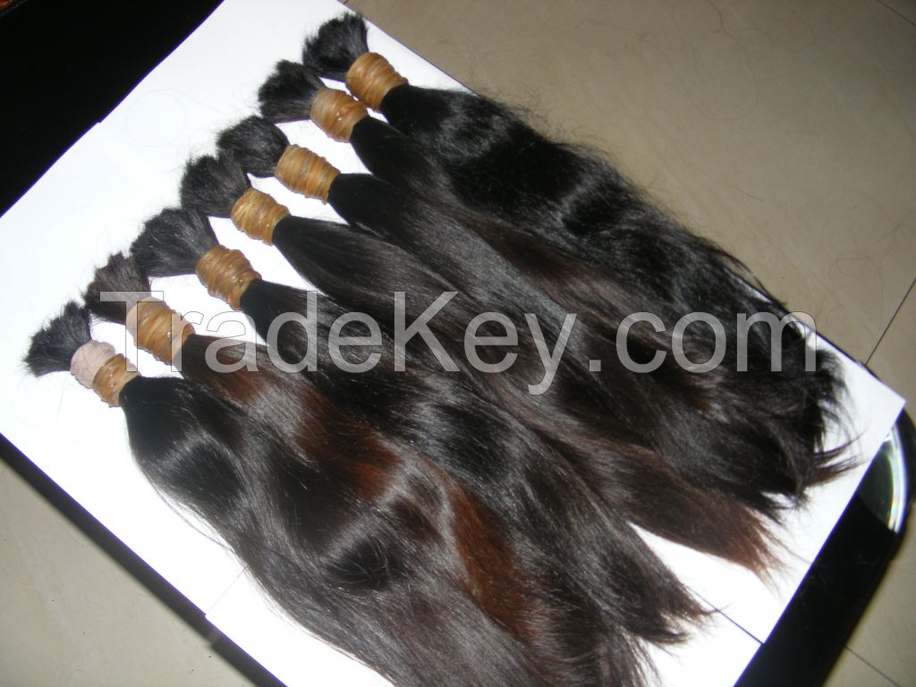 Raw bulk cabelo unprocessed human hair extension box braids