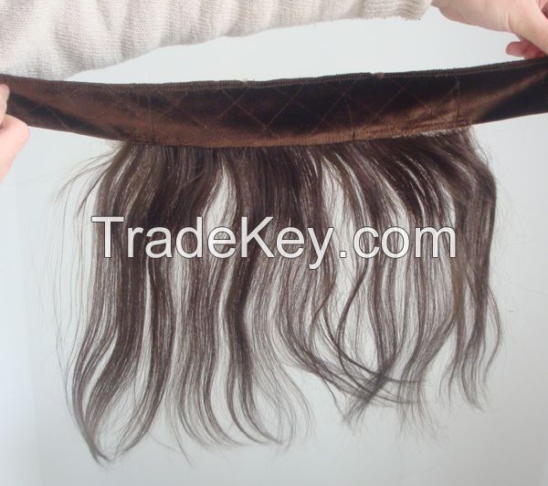 Jewish Wig Grips With Hair 