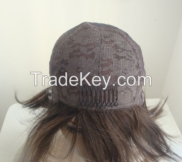 Promotional Short Hair European Hair Kosher Wigs For Sale 