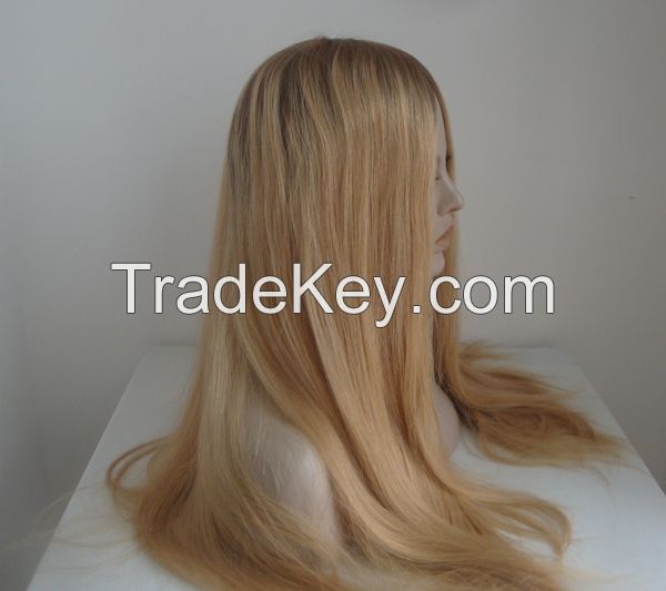 Natural Looking Real Skin Brazilian Hair Wigs for Jews